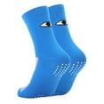 thumbnail image 1 of Elvqul Socks for Women Calf Comfortable Cotton Gym Comfy Blue Unisex Womens Sock, 1 of 1