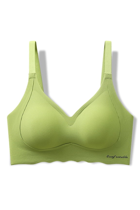 Sport Bras for Women High Support Seamless Comfortable Ice Silk Green Sports Bras