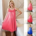 thumbnail image 1 of Royisotas Summer Nightgowns for Women Soft Sleepshirt Silky Plus Size Womens Loungewear Sleeveless, 1 of 7