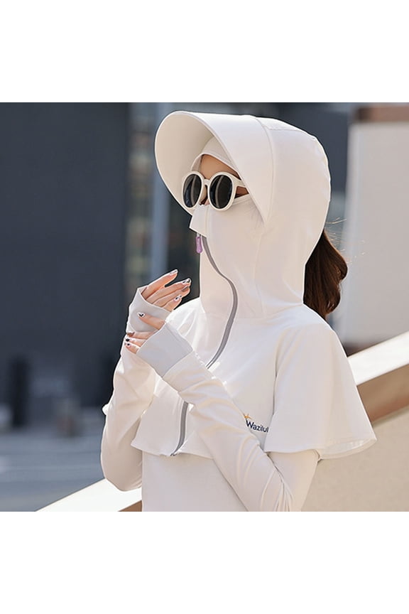 Sun Hats for Women Visors Hats Outdoor UV Protection Hiking Neck Flap Solid Fishing Sun Protection Fishing Ladies Beach Hats