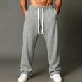 thumbnail image 1 of Elvqul Sweatpants with Pockets for Men Open Bottom Atheletic Pants Elasitc Waist Workout Running Lightweight Mens Pants, 1 of 8