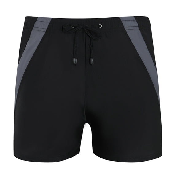 Elvqul Swimming Trunks for Men Big and Tall Swimwear Gray Drawstring ...