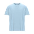 thumbnail image 1 of Elvqul T-Shirts for Men Shirts Plain Pullover Casual Light Blue Everyday Crew Neck Mens T Shirts Short Sleeve, 1 of 4
