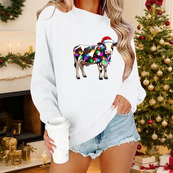 Elvqul Tops for Women Oversized Long Sleeve Sweatshirts Graphic Pockets Pullover Winter Loose Fit Womens Shirts