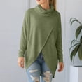 thumbnail image 1 of Elvqul V Neck Blouses for Women Spring Ribbed Cuffs Shirts Long Sleeve Solid Pullover Womens Blouses, 1 of 6