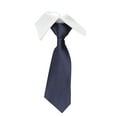 thumbnail image 1 of Elvqul Wedding Necktie for Men Dark Gray Business Party Plain Club Tie, 1 of 3