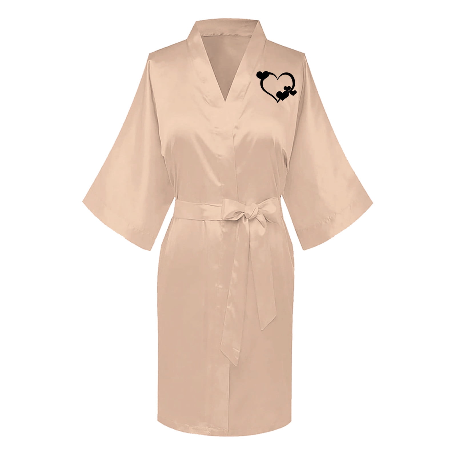 Elvqul Women's Robes on Sale or Clearance Women's Silk Satin Robes for