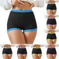 thumbnail image 1 of Elvqul Womens Breathable Underwear Soft Briefs Sports Boy Shorts Comfort Panties for Women, 1 of 7