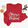 thumbnail image 1 of Elvqul Womens Casual Sweatshirts Christmas Tops Long Sleeve Crewneck Holiday Print Sweatshirts for Women, 1 of 6