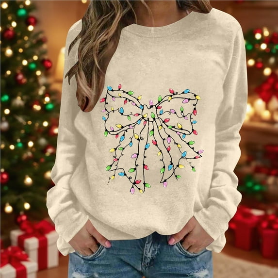 Elvqul Womens Christmas Sweatshirts