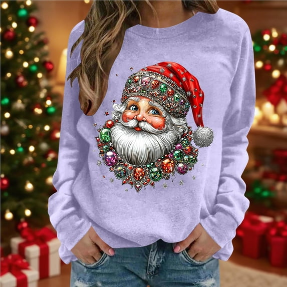 Elvqul Womens Christmas Sweatshirts