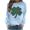 thumbnail image 1 of Vetsdori Womens Graphic Sweatshirts Crew Neck Soft Long Sleeve Holiday Pullover Tops for Women No Hood, 1 of 7