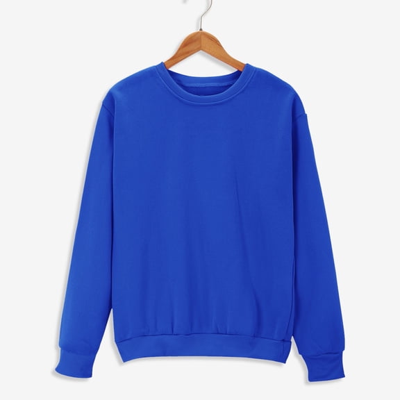Elvqul Womens Crew Neck Sweatshirts Hooded Daily Sweatshirts Loose Long Sleeve Fashionable Spring Tops for Juniors Spring