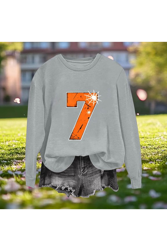 Womens Crewneck Sweatshirts Fashion Pullover Shirts Tunic Graphic Long Sleeve Sweatshirts for Women Winter