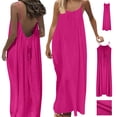 thumbnail image 1 of Elvqul Womens Dresses Pullover Sleeveless Dresses Long Summer Cami Dresses for Women Round Neck, 1 of 9