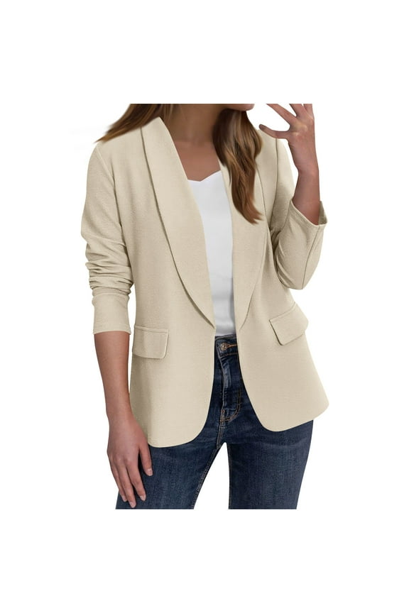 Womens Dressy Jackets Coat Winter Jackets Outerwear Collared Button-Down Cardigans for Women Casual