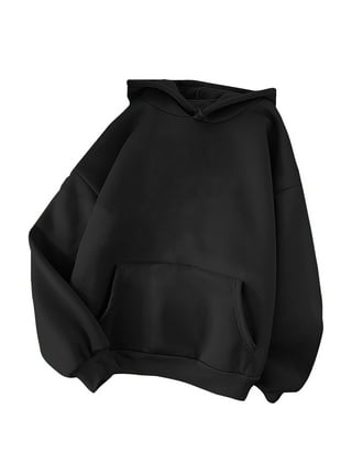 Black Hoodie Plain