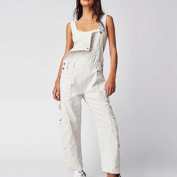 Elvqul Womens Jeans Under $10 High Rise Denim Pockets Full Length Zipper Button White Bottom Womens Pants