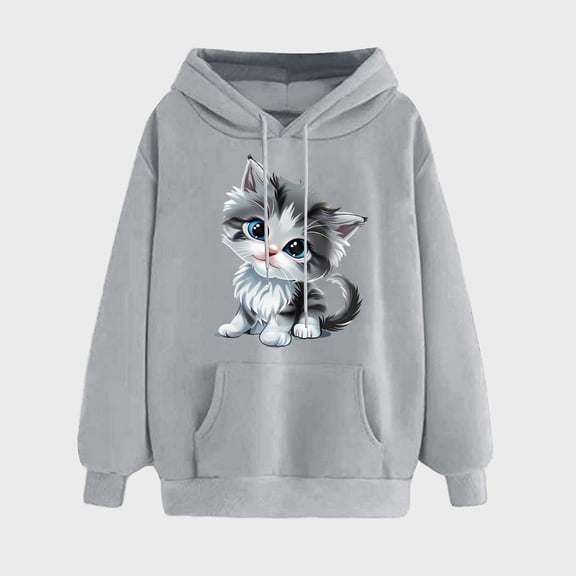 Elvqul Womens Long Sleeve Shirts Pullover Round Neck Sweatshirts Plus Size Graphic Tops for Women