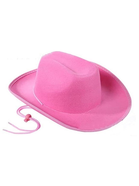 Womens Mens Hat Hot Pink Fashion Cap Solid Cowboy Unisex Saint Patrick's Day Hat