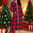 thumbnail image 1 of Elvqul Womens Nightgowns Christmas Loungewear Long Sleepwear Vacation Casual Pajamas for Ladies, 1 of 9