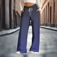 thumbnail image 1 of Elvqul Womens Pants Gradient Elastic Waist Sweatpants with Pockets Classic Winter Bottoms for Women Palazzo, 1 of 6