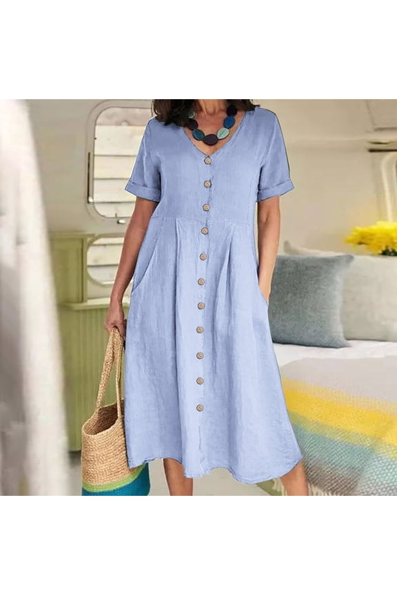 Womens Shirt Dresses Plus Size