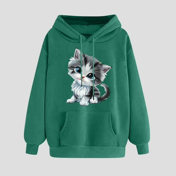 Elvqul Womens Shirts Pullover Long Sleeve Sweatshirts Plus Size Printed Round Neck Tops for Women Y2k