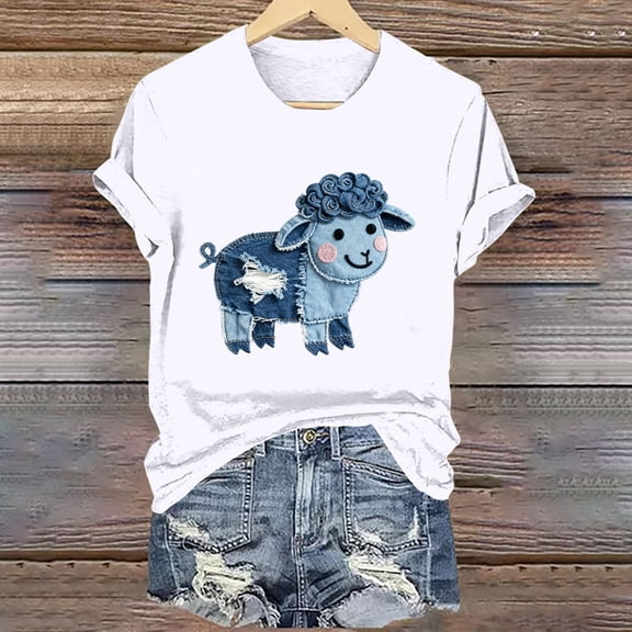 Elvqul Womens Short Sleeve T-Shirts Stretch Tees Pullover Summer Basic Plus Size Round Neck Dressy Casual Tops for Women Cute