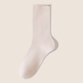 thumbnail image 1 of Elvqul Womens Socks Cotton Mid-Calf Solid, 1 of 6