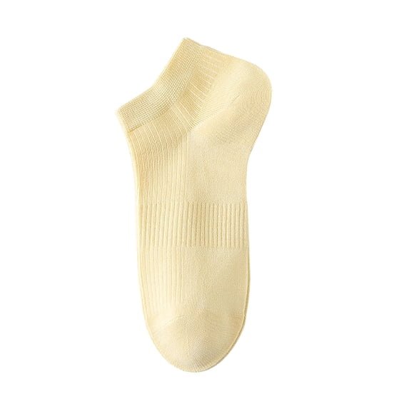 Elvqul Womens Socks Mid-Calf Cotton Solid