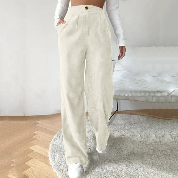 Elvqul long Pants for Women High Waist Straight leg Sweatpants Gray Breathable Solid Womens Trousers Fleece