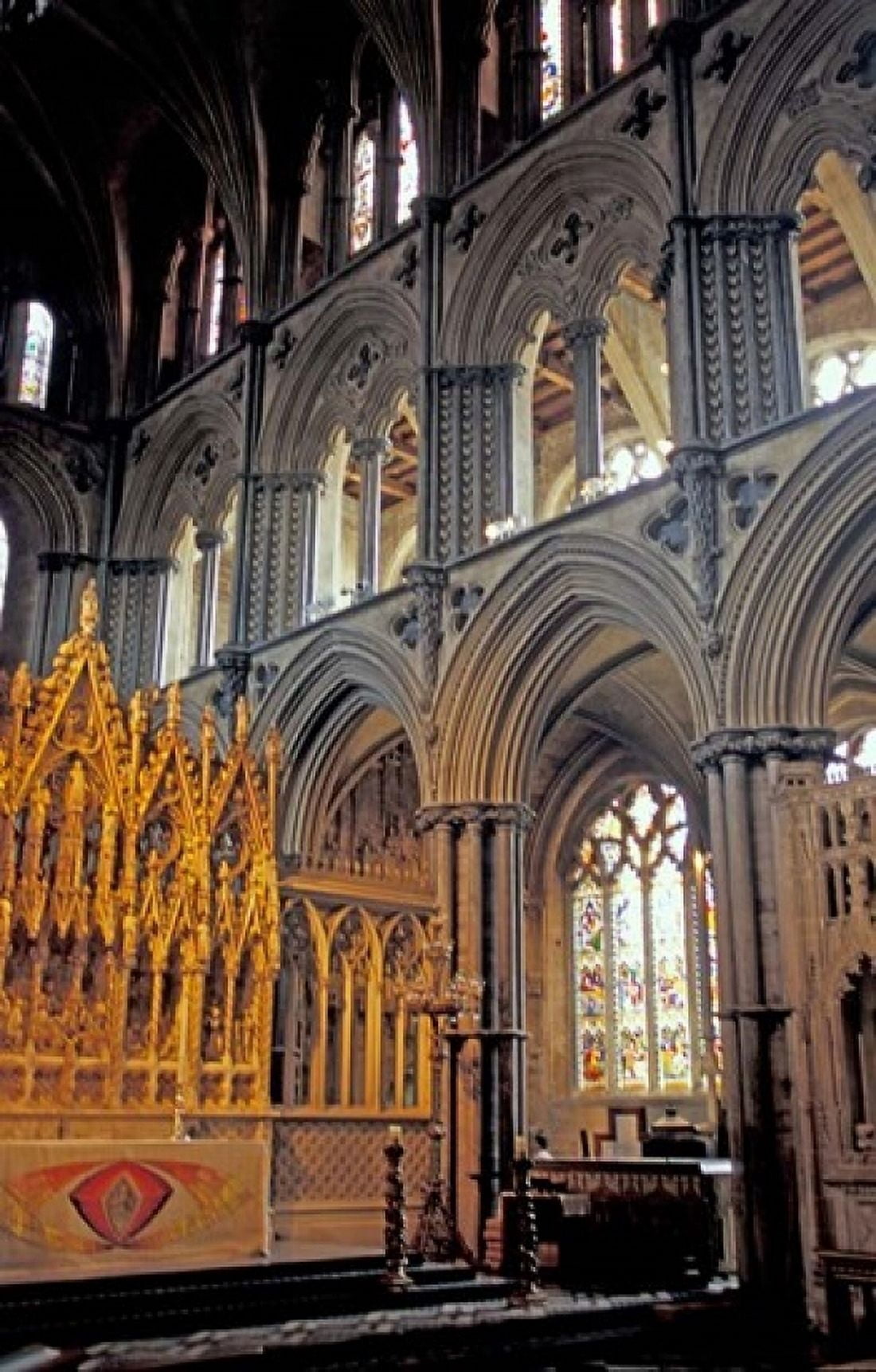 Ely Cathedral Cambridgeshire England Canvas Art - Nik Wheeler DanitaDelimont (11 x 17)