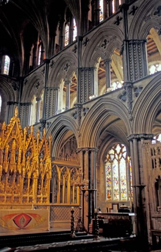 Ely Cathedral Cambridgeshire England Canvas Art - Nik Wheeler DanitaDelimont (23 x 36)