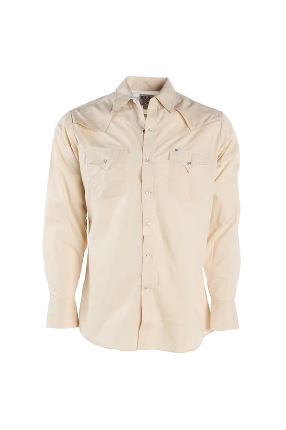 Ely and Walker Mens Pro Ecru Outdoor L/S Shirt