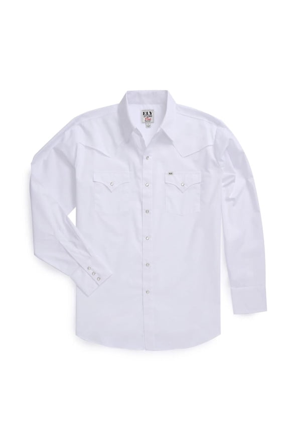 Ely and Walker Mens Pro White Outdoor L/S Shirt White XXL