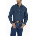 thumbnail image 1 of Ely Cattleman Mens L/S Stonewashed Denim Snap Shirt, 1 of 2