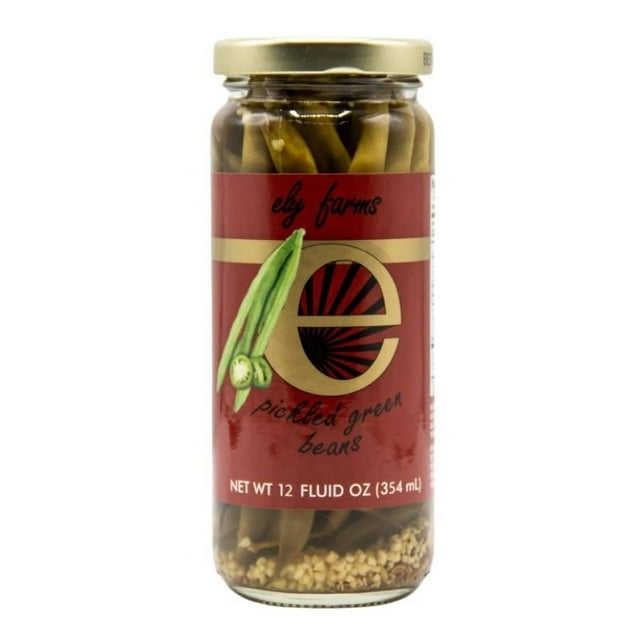 Ely Farms Pickled Green Beans Family Recipe Zesty Dill and Garlic