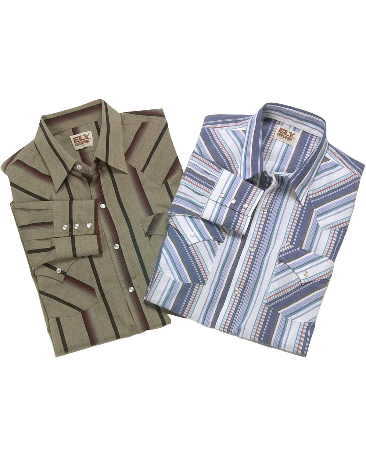 Wrangler long sleeve western shirt in stone wash blue