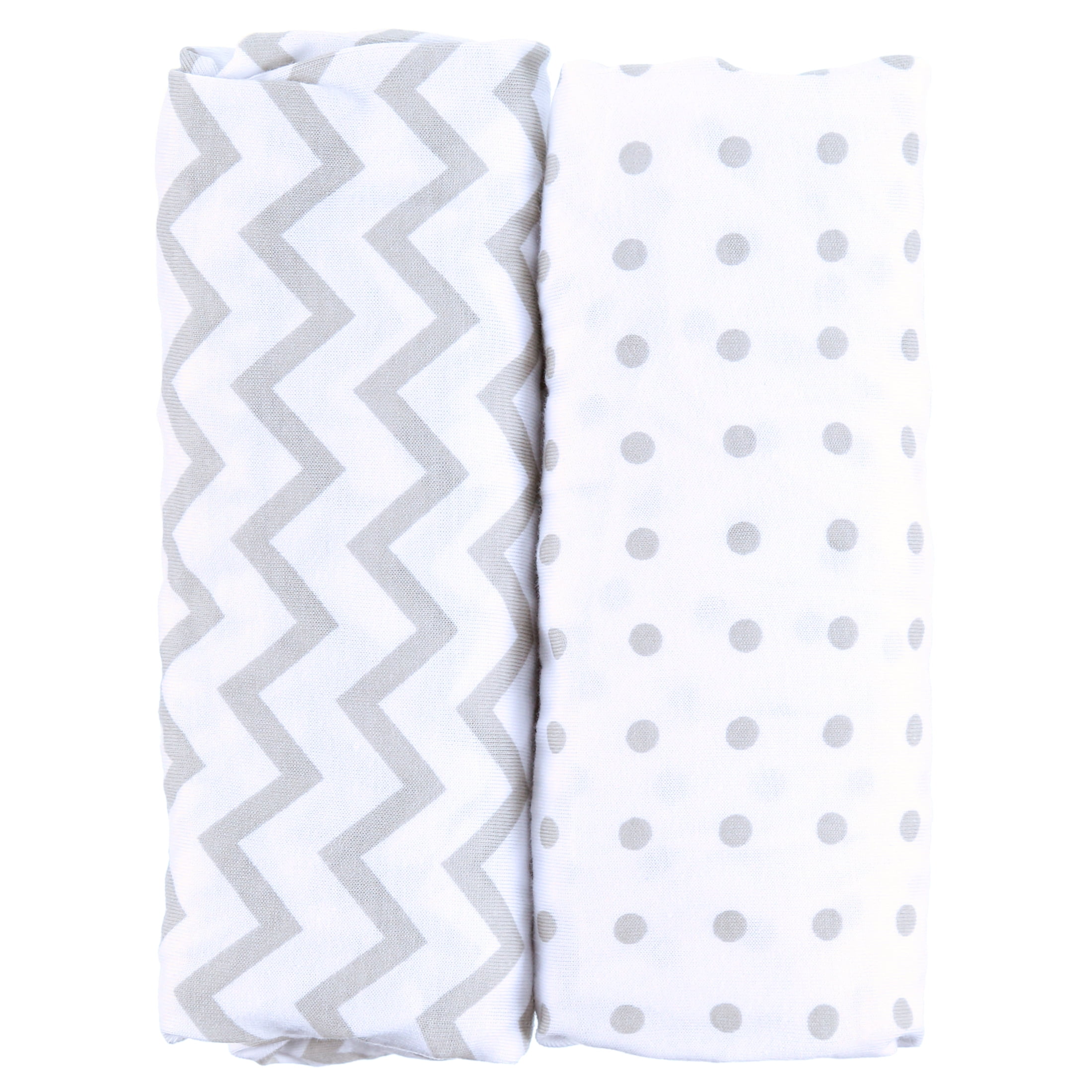 Ely's & Co Cotton Muslin Swaddle Grey & Taupe