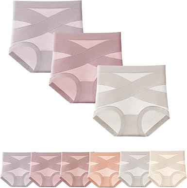 Elybloom Leakproof Panties - High Waist Cotton Underwear For Women 3/6 Pack
