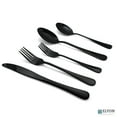 thumbnail image 1 of Elyon Tableware ELYON-35172 Elyon Luly Matte Black 20-Piece Flatware Set, Stainless Steel, Service For 4, 1 of 5
