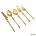 thumbnail image 1 of Elyon Tableware 20-Piece Noelle Matte Gold Flatware Set, Stainless Steel, Service for 4, 1 of 7