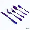 thumbnail image 1 of Elyon Tableware® 20-Piece Reflective Holographic Purple Flatware Set, Stainless Steel, Service For 4, 1 of 3