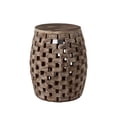 thumbnail image 1 of Maya Oval Rustic Garden Stool, 1 of 8