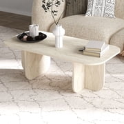Elysia Becaj - Travertine Travertine Coffee Table