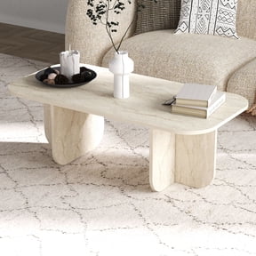 Elysia Becaj - Travertine Travertine Coffee Table