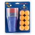 Elysia Beer Pong Cup Set Beer Pong Cup Contains 12 Cups And 12 Table Tennis 500 Ml Beer Pong