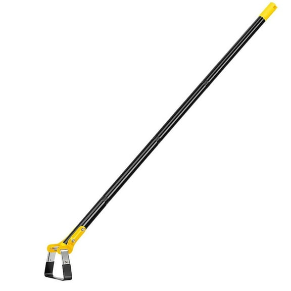 Elysian Clearance Weed Puller Tool,Stirrup Loop Stirrup Hoe Weeding Gardening Tool All Steel Hardened Hollow Hose for Backyard Weeding Loosening Farm Black 120cm