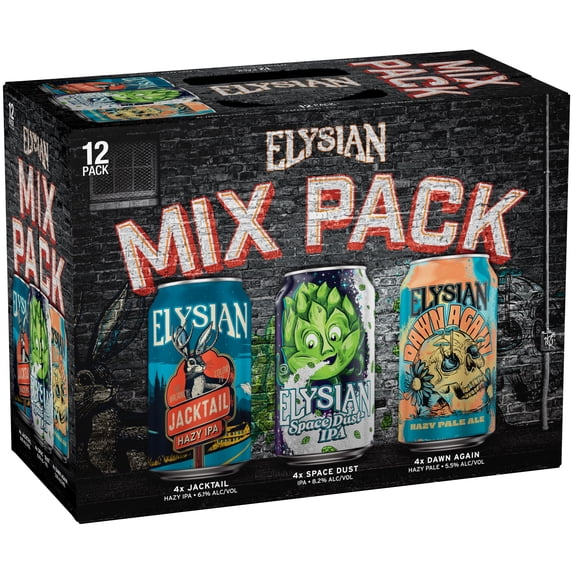 Elysian Craft Brewing Mix pack, 12 pack 12 fl oz Aluminum Cans, 8.2% ABV